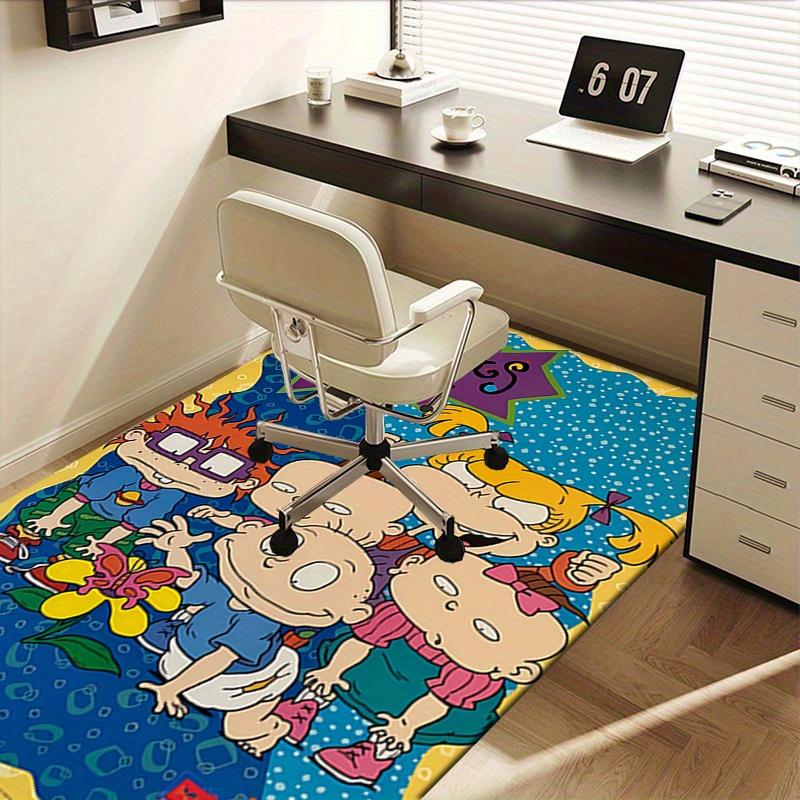 Rugrats, Babies, Adventure Office Carpet Soft Polyester Entrance Carpet Washable Non slip Machine Wa