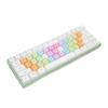 61 Keys Mechanical Keyboard RGB Backlight Colorful Keycaps   Wired Mechanical Keyboard for Gaming   Work