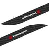 2Pcs Carbon Car Door Side Skirt Sill Stripe Sticker Anti-scratch Refit Sticker For Volkswagen Jetta MK5 MK6 Golf-4 5 6 7 Passat 3B7 601 171