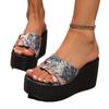 2024 summer new sandals women's platform comfortable slippers women's sandals