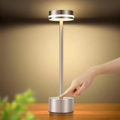 LED Table Lamp - NETTLIFE - Rechargeable Touch - Wireless - Dimmable - USB-C