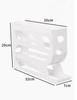3/4 Layers Automatic Rolling Egg Storage Box Holder Rack Organizer Kitchen Refrigerator Side Door 30 Eggs Dispenser Storage Rack