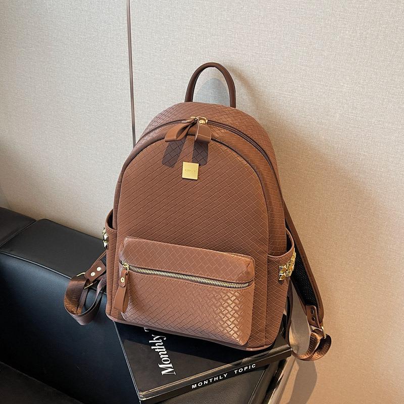 New fashionable versatile style large capacity street shot women's double back college style women's schoolbag