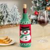 DIY Wine Bottle Gift Bag Cute Christmas Day Dust Cover Easy Use Knit Wine Bottle Cover  Restaurant