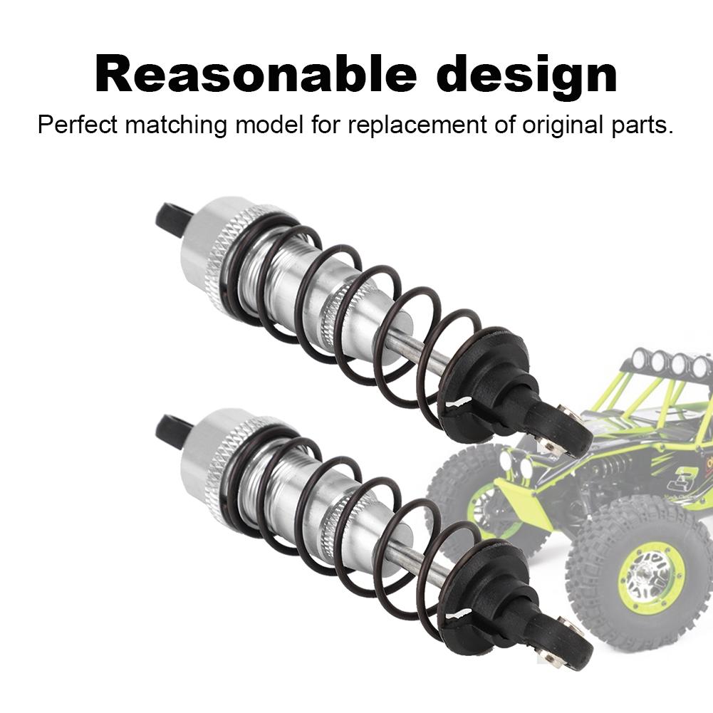 RC Front Shock Damper Fit for WLtoys K949 1 10 Remote Control Off Road Car Upgrade Parts(Silver K949 010S )