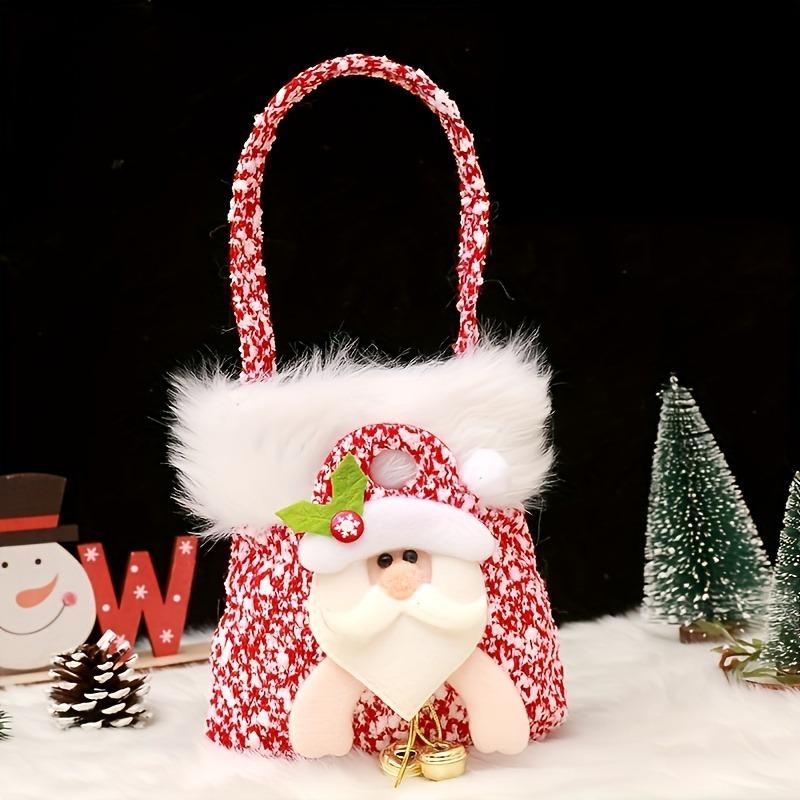 Christmas Gift Bag Simulation Santa Claus Snowman Elk Christmas Eve Gift Bag Candy Bag Packing Tote Bag Christmas Decoration