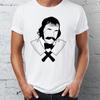 Sommer Herren T-Shirt Bill The Butcher Gangs Of New York Schwarz Weiß Künstlerisches T-Shirt Kurzarm T-Shirts Oberteile Harajuku Streetwear