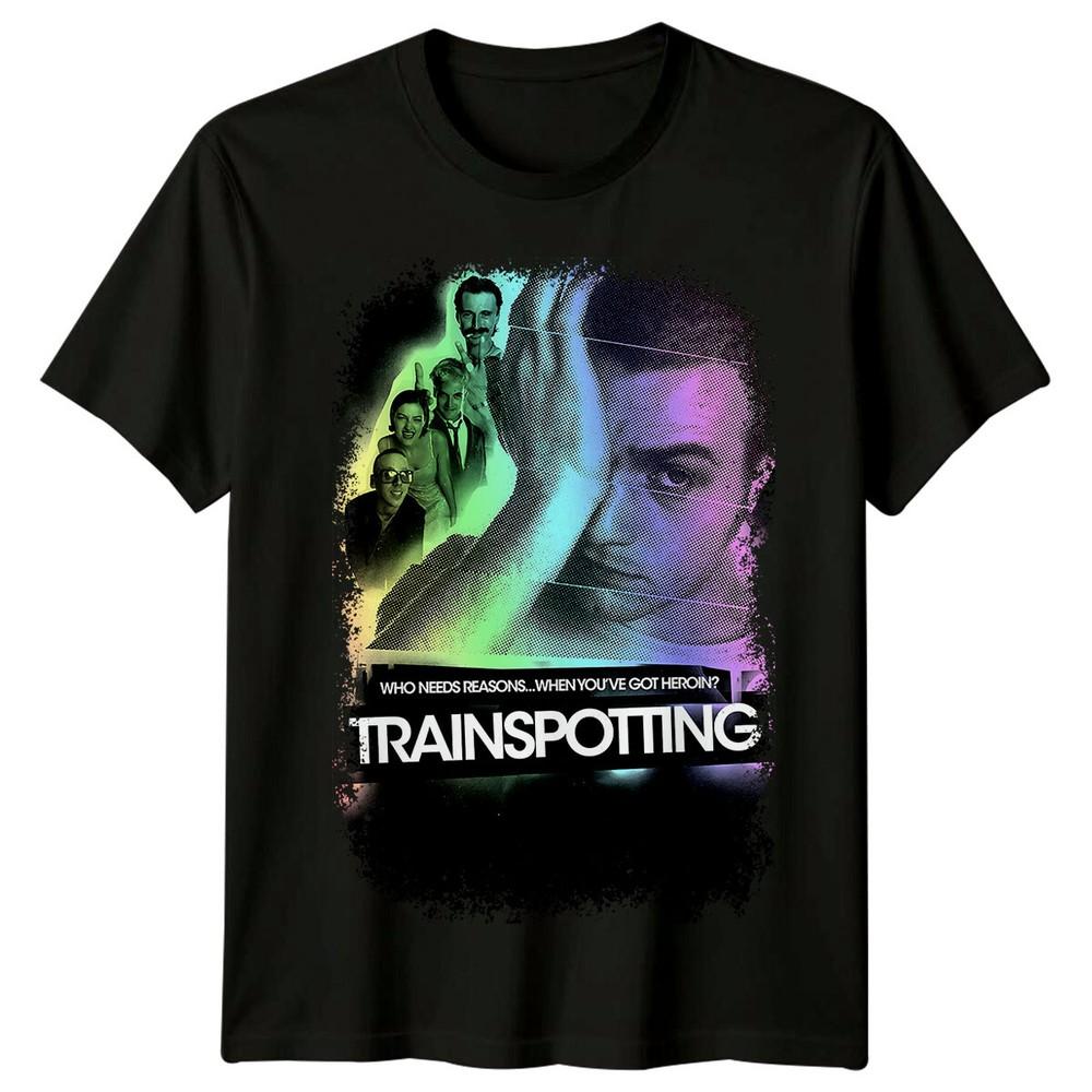 На игле (1996) Футболка в стиле постера фильма, ретро, унисекс S