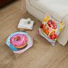 Color Food Art Pillow Cover Sofa Cushion Cover Home Room Decoration Children Gift