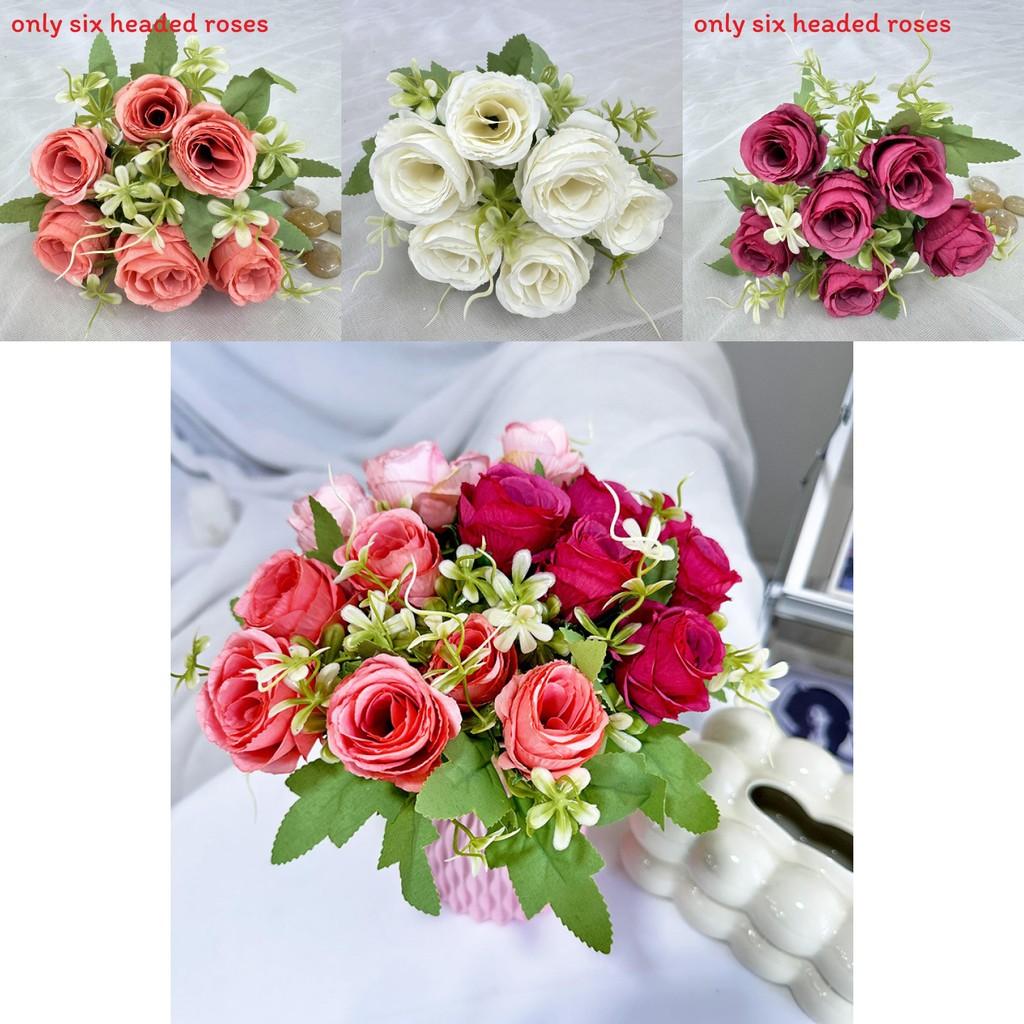 Simulation Flower Rose Bouquet For Event Decoration And Photography Prop
