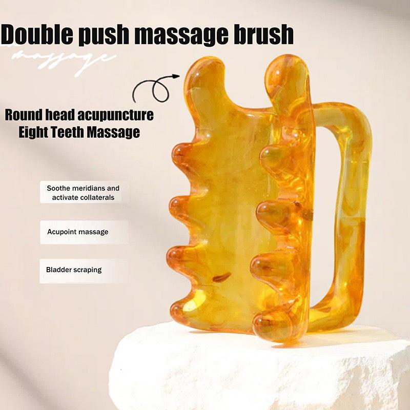 Handheld Gesichts- & Körpermassagegerät – Harz Guasha Werkzeug für Nacken-, Schulter-, Rückenentspannung, Stressabbau Körpermassagegerät 1 Stück
