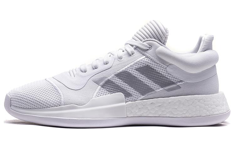Adidas Marquee Boost Low  White Silver Metallic  EG2805 44