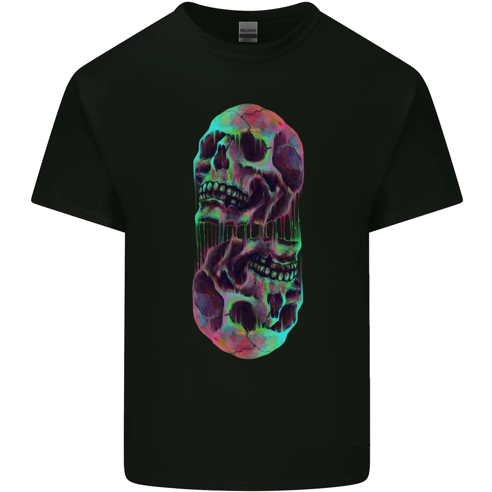 Synthesize Skulls Kids T-Shirt Childrens L