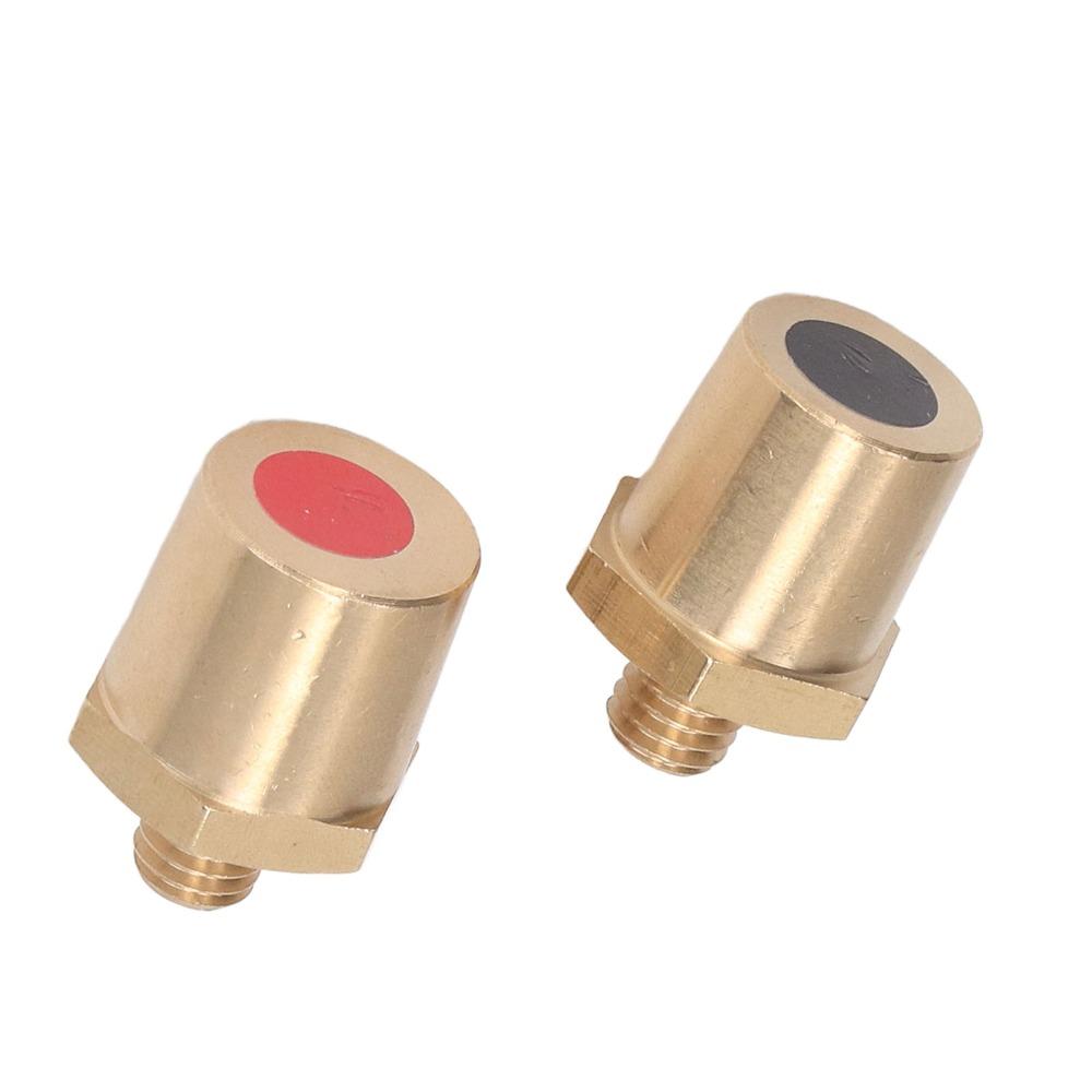 1 Pair Male Thread Brass Battery Terminal Brass Material Charging Post Connector  Battery Charging