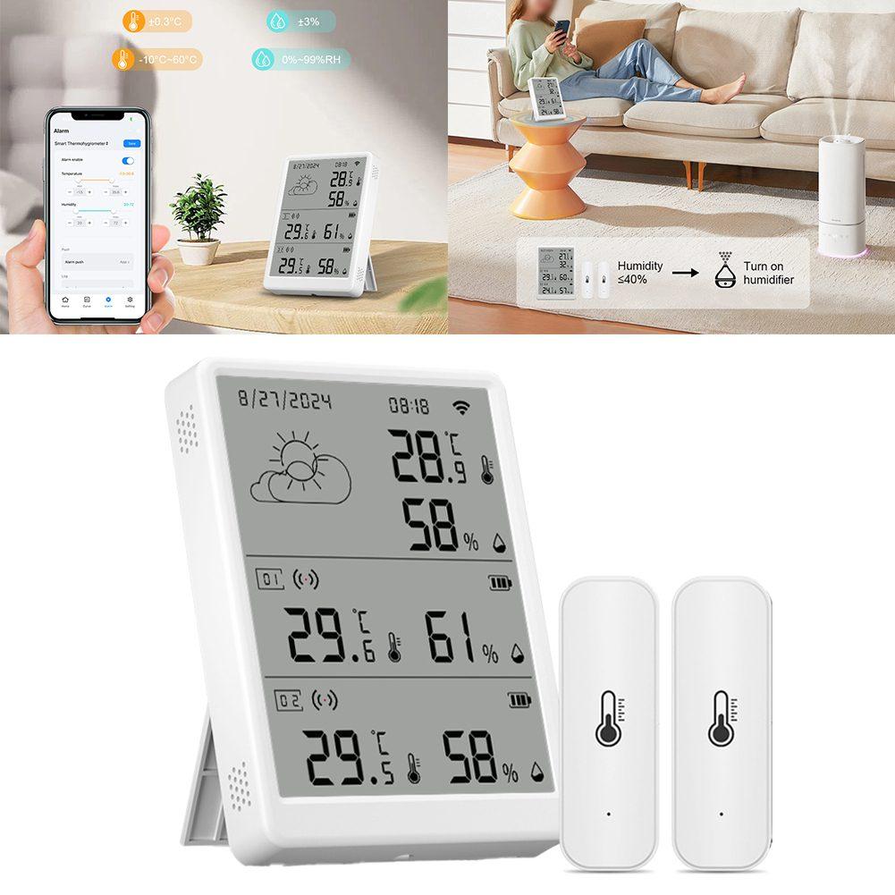 WiFi Hygrometer Smart ThermoHygrometer with Remote Monitoring App Control