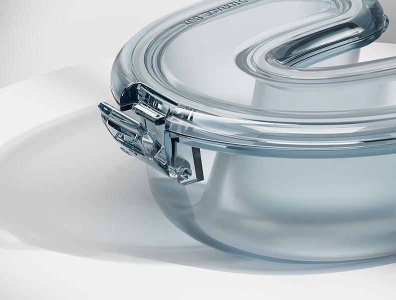 Neviditelný ortodontický držák a schránka na protézy se zámkem