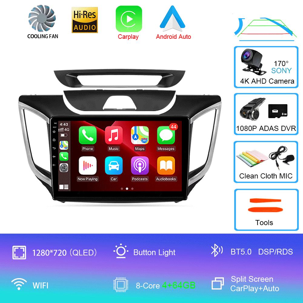 Android 14 Car Radio For Hyundai Creta IX25 2015 - 2019  Multimedia Video Player Navigation stereo GPS  No 2din 2 din dvd