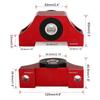 Silicone + Iron + Aluminum Alloy Engine Billet Motor Torque Mount Kit For 1992-2000 Honda Civic EG EK D15 D16 B16 B18 B20 Engine