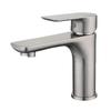 TLXT Grey Single-Hole Hot & Cold Bathroom Basin Faucet