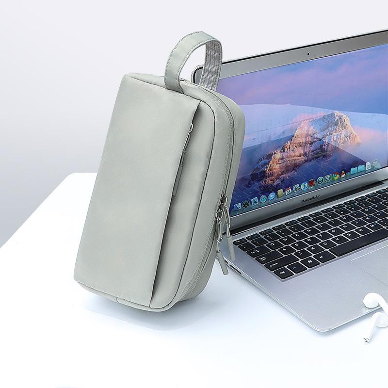 Bolsa de Almacenamiento para Gadgets Electrónicos Portátiles de Viaje, Estuche Organizador de Cables Digitales para Tarjetas de Alimentación, Discos Duros, Cables USB, Bolsa, Embrague, Bolsa Organizadora