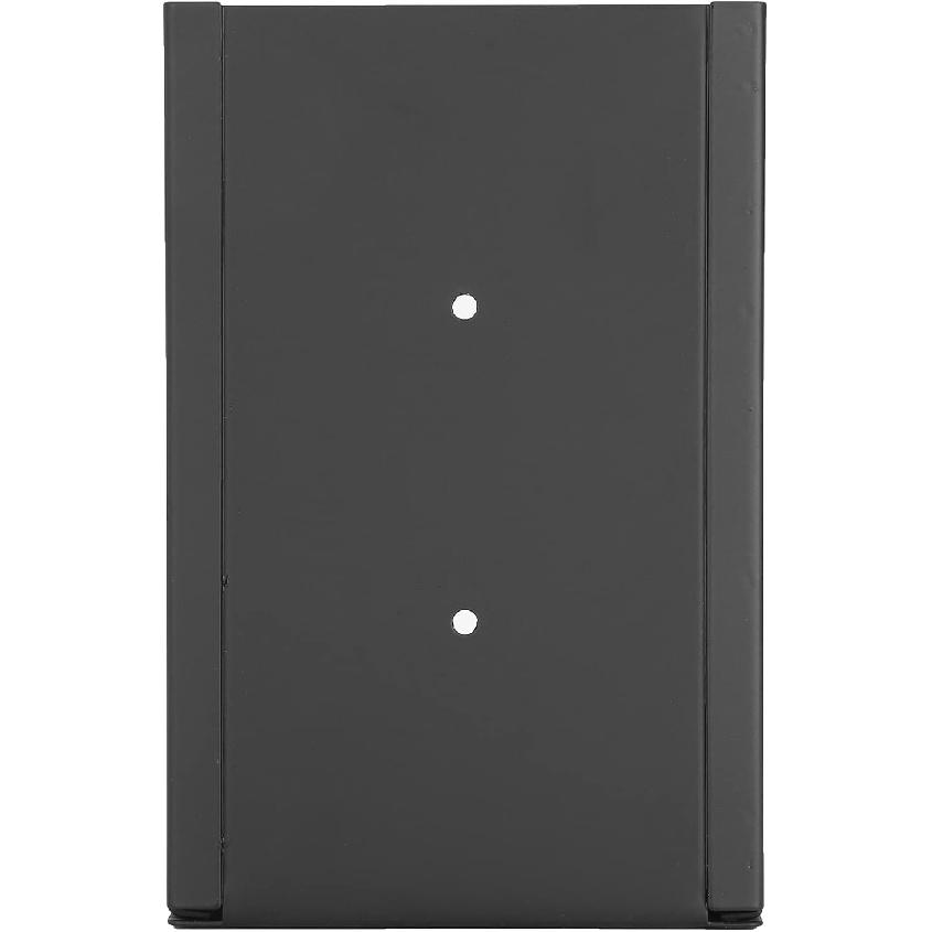 Wall Mount Bathroom Tissue Box Holder, Black Kitchen Paper Towel Dispenser Napkin Organizer for Kitchen, Toilet, Pantry Utility Room Laundry, Fixed