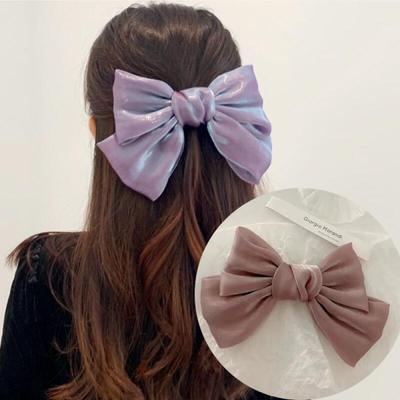 Raven Women's Silver Ribbon Hair Crown Hairpin