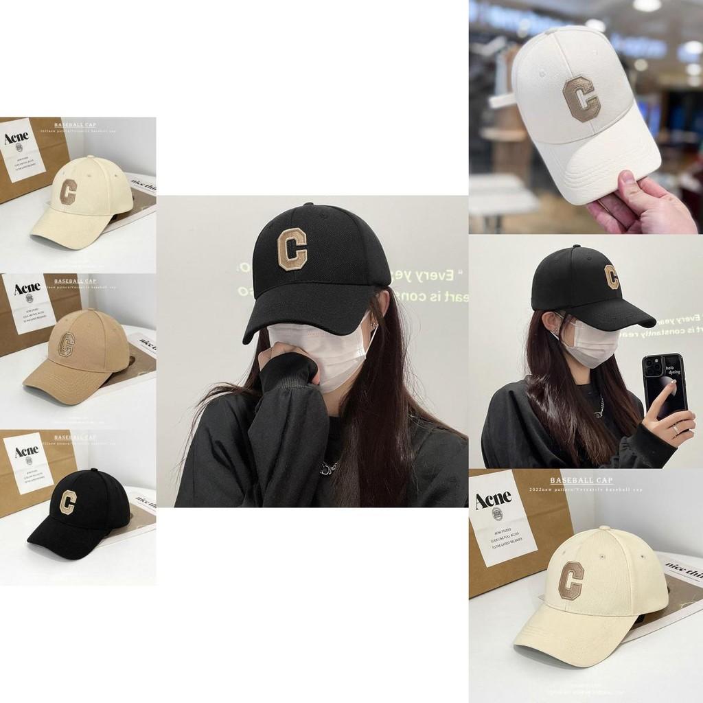 Trendy Black Letter Embroidered Baseball Cap Adjustable Cotton Summer Hat