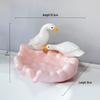 Creative Ceramic Rabbit Soap Dish - No Water Accumulation for Hotel Bathroom or Washbasin