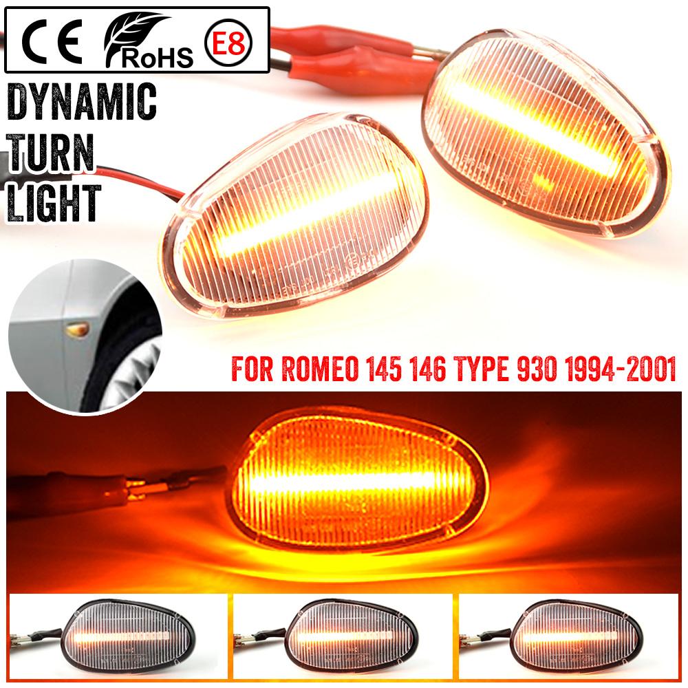 Für ALFA ROMEO 145 146 930 155 SPIDER GTV 60603161 60603162 Dynamische LED Seitenmarkierungsleuchte Blinker Leuchte Repeater