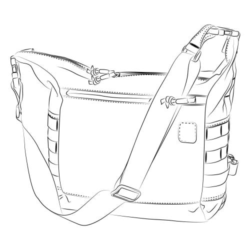 HELIKON-TEX Bushcraft Line, Bushcraft Satchel, One Size