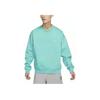 Nike Lab Embroidered Logo Fleece Pullover Sweatshirt Men Tops Teal DA0318-393