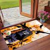 Anti‑Slip Crystal Velvet Floor Rug, Haikyuu Design Carpet for Indoor Living Bedroom Home Decoration