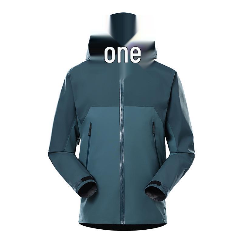 

Мужская и женская уличная ветрозащитная водонепроницаемая куртка - Весенне-осенняя для альпинизма, пешего туризма, кемпинга L