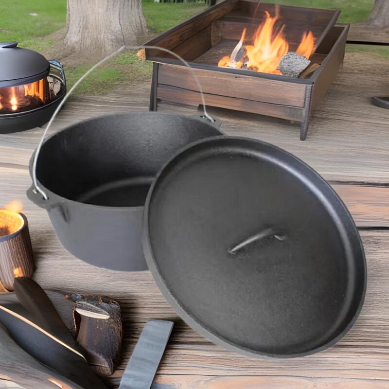 ZISIZ Multi-Purpose Cast Iron Pot