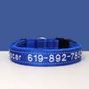Embroidered Dog Collar Soft Padded Dogs Customized Collars Reflective Pet Necklace Night Safety For Small Medium Large Dogs Pug
