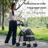 Lightweight Foldable Pet Stroller for Cats and Dogs - Travel and Outdoor Use