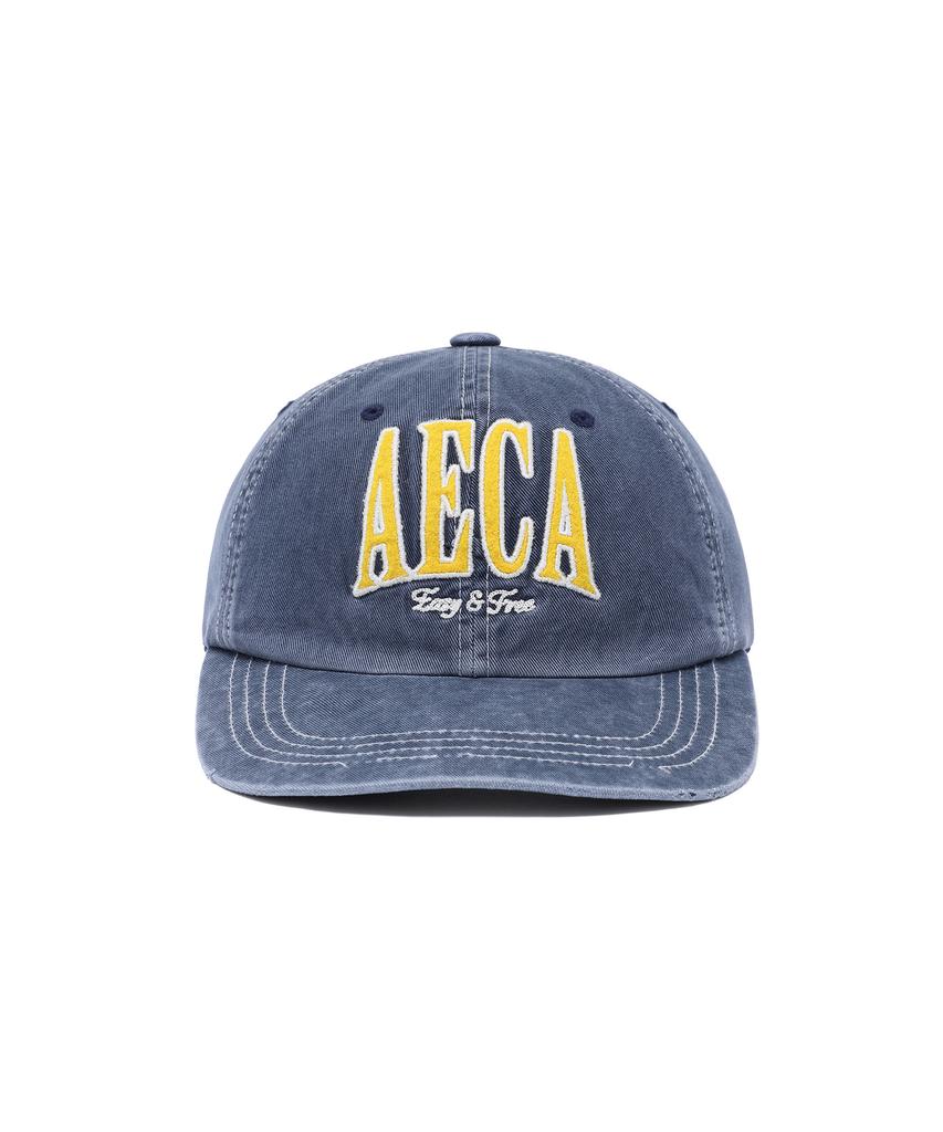 AECA Aeca Easy & Free Vintage Ball Cap-Navy