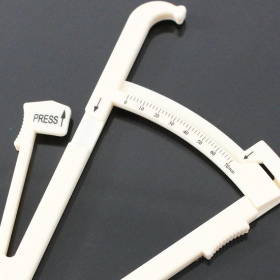 Fitness Skinfold Weight Loss Body Fat Tester Measure Chart Caliper Analyzer