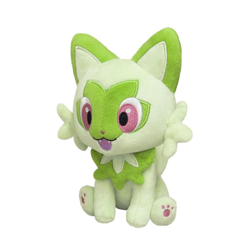 2023 New   SANEI Trading  Sprigatito Plush toys Dolls Anime Soft Stuffed Toy Gifts For Children