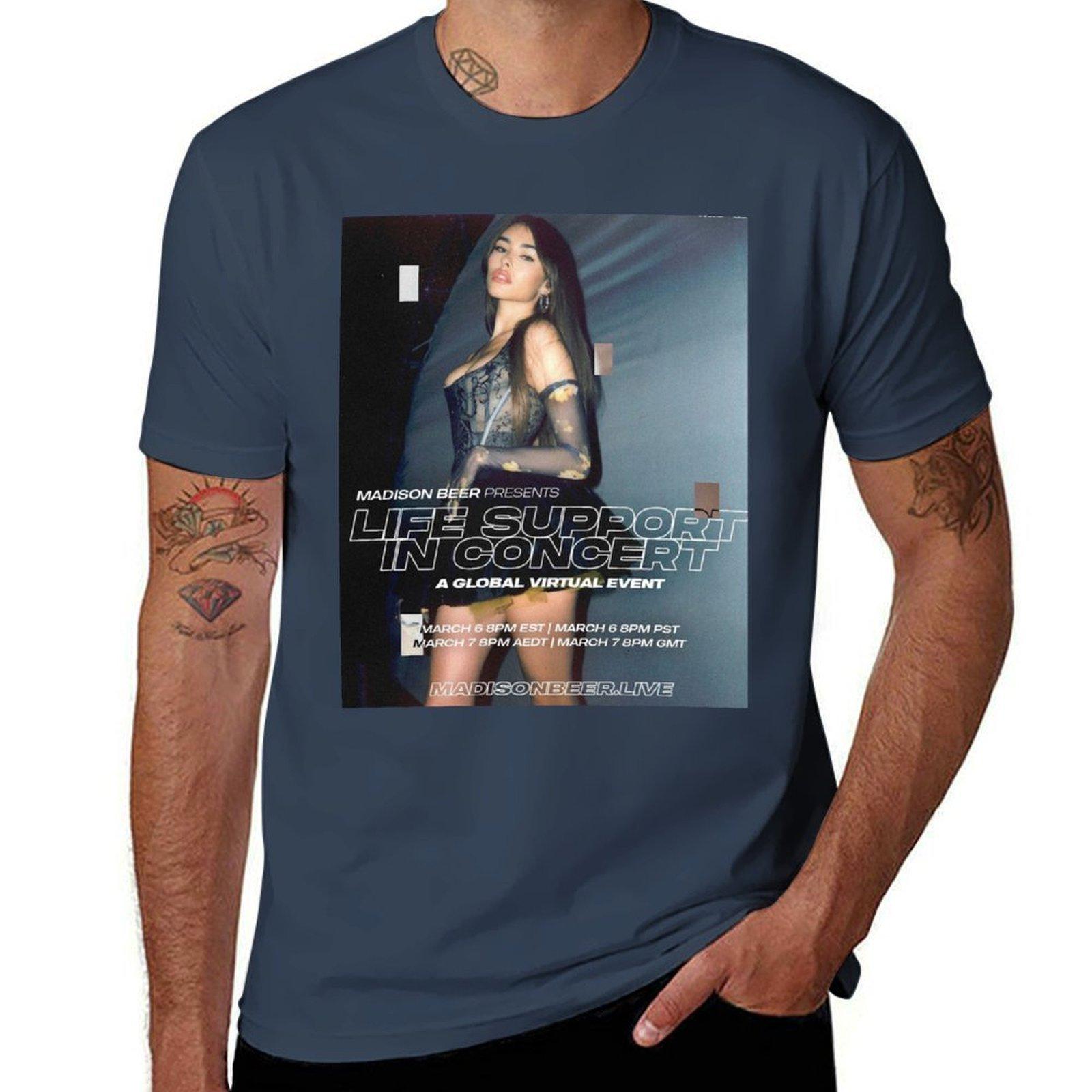 Maddison Life Concert TShirt Work Daily Short Sleeve Top S