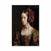 Renaissance Woman Portrait Oil Painting Prints Poster Woman Listening To Music Poster Altered Classic Art Canvas Painting