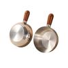 Wutuo 14cm Stainless Steel Saucepan with Walnut Handle