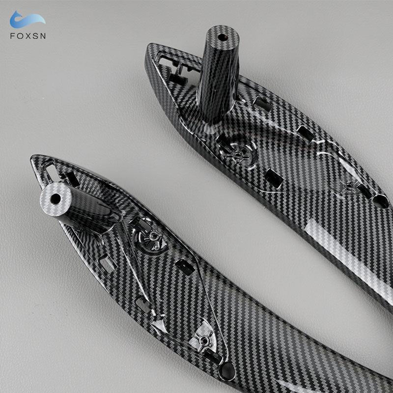 For BMW 3 4 Series F30 F34 F32 F36 F80 F82 Carbon Fiber Texture Inner Front Left Right Door Handle Cover Door Pull Replacement