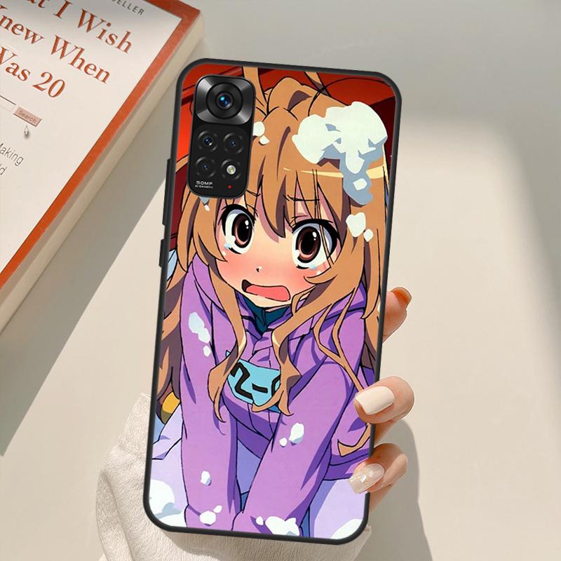 Anime Toradora Aisaka Taiga Case For Xiaomi Redmi Note 11 10 9 8 Pro Note 11S 10S 9S 8T K50 K40 9A 9C 10A 10C Cover
