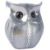 Moderne stilig Lucky Owl Resin kunstfigur (Sølv), 1 stk