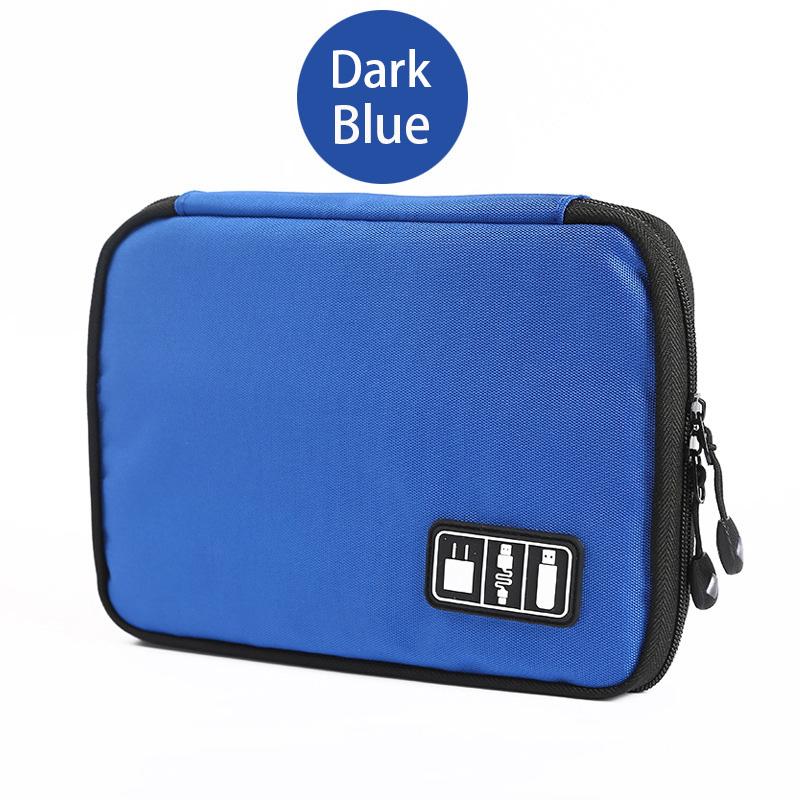 Travel Storage Bags Shockproof Flash Drive USB Cable Earphone Organizer Digital Gadget Holder Cell phone Mobile USB Charger Case