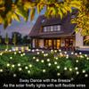 solar garden lights 10 LED solar firefly lights swaying with the wind outdoor waterproof LED lights courtyard landscape