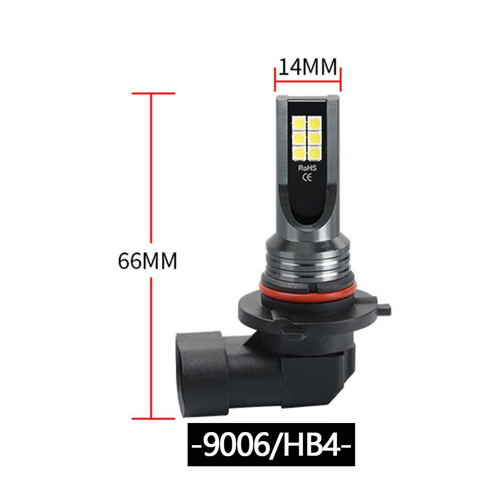 

2 шт. Светодиодные лампы H7 H11 H8 H4 для автомобиля 9006/HB4 9005/HB3 Противотуманные фары Canbus 3030SMD Без ошибок Дневной ходовой свет Автомобильные передние противотуманные лампы 12 В 6000 К 9006/HB4
