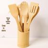 Bamboo Kitchenware Set: Non-Stick Spatula & Spoon for Stir-Frying