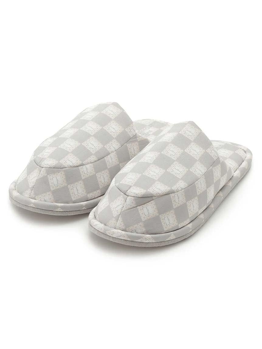 

Gelato Pique HOMME Тапочки для дома с принтом печенья PHGS242903 LGRY Свободный размер